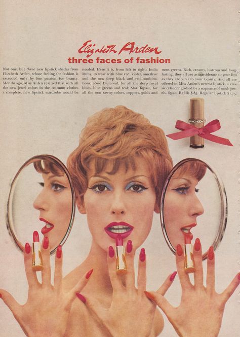 Beauty Poster Design, 60s Ads, Vintage Ads 1950s, 50s Ads, Vintage Makeup Ads, Rodney Smith, Carmen Dell'orefice, Vintage Beauty Ads, Patti Hansen