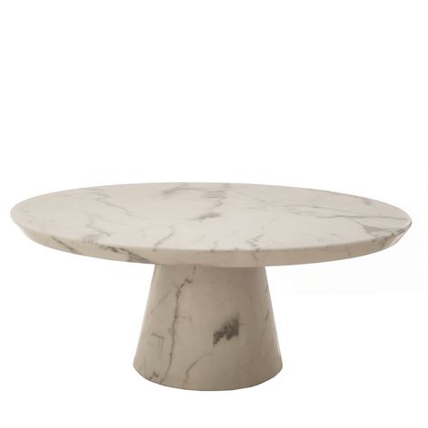 Faux Marble Coffee Table, Artificial Marble, Pedestal Coffee Table, Royal Design, Coffee Table Wayfair, Marble Coffee Table, Faux Marble, Marble Design, Marble Effect