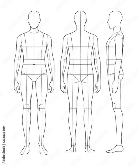 Male And Female Croquis, Fashion Outline Template, Male Fashion Croquis, Male Fashion Croquis Templates, Male Croquis, Male Fashion Sketch Template, Costume Design Sketch Template, Fashion Mannequin Sketch Male, Mens Croqui Templates