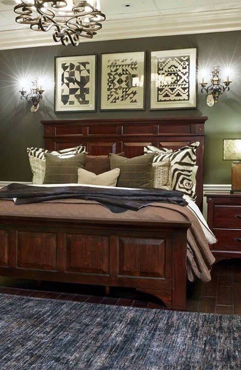 Gorgeous bed! Cherry Wood Bedroom Furniture, Mahogany Bedroom Furniture, Cherry Wood Bedroom, Wood Bedroom Decor, Cherry Bedroom Furniture, Dark Wood Bedroom, Brown Furniture Bedroom, Dark Bedroom Furniture, Wood Bedroom Sets