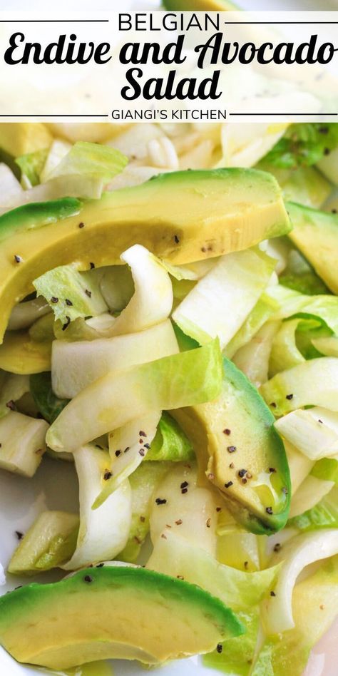 Endive Recipes, Belgian Endive, Endive Salad, Blueberry Salad, Pot Luck, Best Salad Recipes, Global Recipes, Summer Salad, Easy Soups