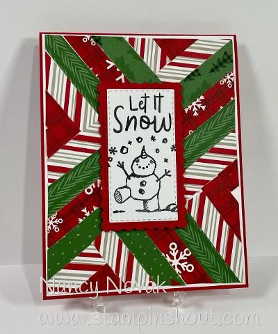 Snowman Christmas Card, Snowman Christmas Cards, Stamped Christmas Cards, Simple Christmas Cards, Snowman Cards, Homemade Christmas Cards, Stampin Up Christmas Cards, Card Making Crafts, Stampin Up Christmas