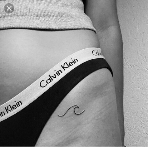 Ghost Hip Tattoo, Wave Tattoo On Thigh, Hip Wave Tattoo, Wave On Hip Tattoo, Wave Tattoo Hip, Wave Tattoo On Hip, Wave Hip Tattoo, Lifeguard Tattoo, Little Hip Tattoos