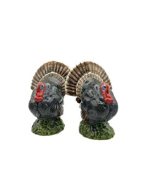 Quail Ceramics Turkey Salt & Pepper Shakers Weston Table Table Service, Textile Wall Art, Thanksgiving And Christmas, Christmas Tablescapes, Benjamin Franklin, Fall Ideas, Salt And Pepper Shaker, Salt Pepper Shakers, Bar Design