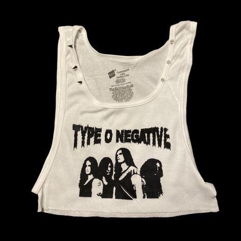 Type O Negative Shirt, Future Shop, Goth Clothes, Type O Negative, Muscle Shirt, Digital Closet, Yokai Watch, J Fashion, Goth Outfits