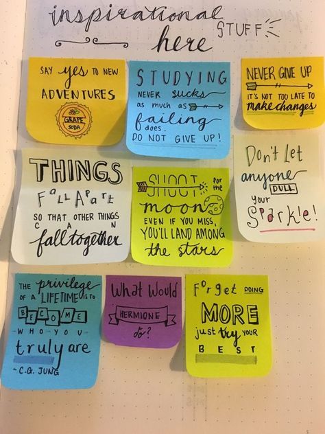 Cute Things To Write On Sticky Notes, Sticky Notes Quotes Motivation, Note Jar, Kindness Notes, Sticky Notes Quotes, Notes Quotes, Motivational Notes, Doodle Quotes, Farewell Cards