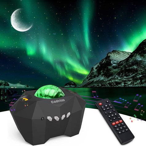 Northern Lights Aurora Projector with Moon and Star, Night Light Projector for Bedroom, Home Theater, Kids Adults Game Room and Partie Night Lamp For Bedroom, Ceiling Projector, Star Projector Light, Sky Lamp, Galaxy Lights, Star Night Light, Light Projector, Night Light Projector, Star Projector