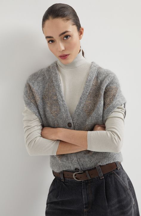 Gilet mohair