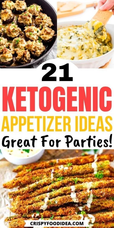 In this season holidays and parties or occasions all around here. Celebrating these holidays or party foods are the best way to make a crowd or get together. Here I share some delicious easy low carb keto appetizers to cheer up these days with your friends or families. #ketorecipes #ketodiet #appetizers #holidays #partyfoods #partyideas #treats #crispyfoodidea Keto Appetizer Recipes, Keto Finger Foods, Keto Appetizers, Keto Crockpot Recipes, Keto Pizza, Low Carb Appetizers, Best Keto Diet, Finger Food Appetizers, Mini Pizza