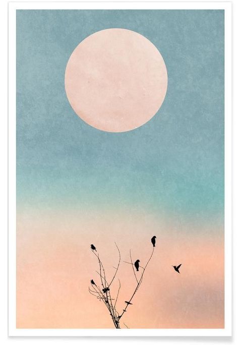 Waking Up, East End Prints, Poster Photography, Art And Illustration, Diy Art Painting, Canvas Art Painting, Aesthetic Art, The Moon, The Beauty