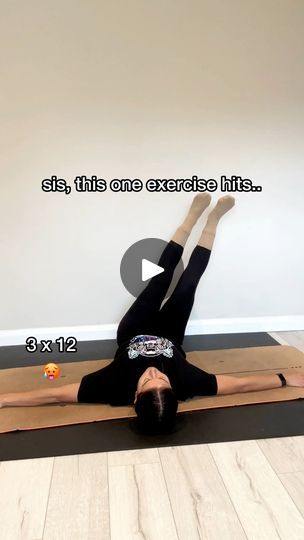 674K views · 5.3K reactions | Loveeee this one! Top Tip: Shoulders MUST stay down, otherwise you're taking your legs too far over! Let your oblique muscles and inner thighs really work here, and exhale as you bring the leg over to the other leg, zipping up your pelvic floor. Also, keep your hands facing downwards! 💜💜💜 #womensfitness #oneexercise #bodyweightexercise #toneup #innerthighs #Hips #waisttrainer | Kimmyfitness | Giulio Cercato · Don't Wake Me Up Exercise Girl, Oblique Muscles, Wall Exercises, Thigh Master, Abdominal Workout, Leg Exercise, Wall Workout, Physical Therapy Exercises, Leg Exercises