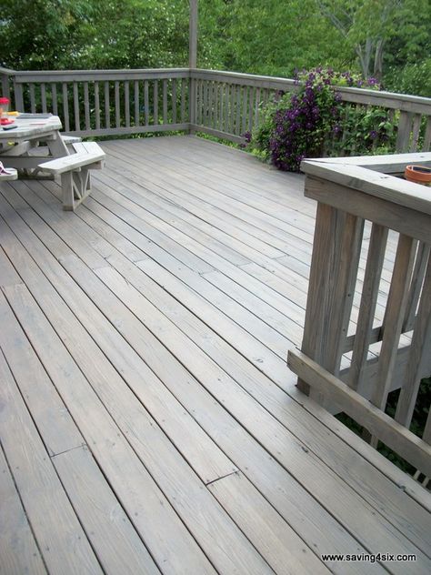 Behr Semi-transparent stain. Deck Stain Colors, Grey Deck, Semi Transparent Stain, Deck Stain, Fence Stain, Deck Colors, Deck Paint, Staining Deck, Cool Deck