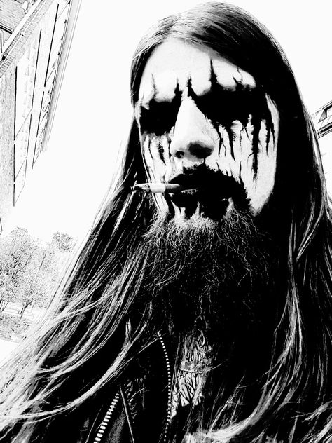 Corpse Paint Men, Corpse Paint Black Metal, Black Metal Corpse Paint, Black Goth Makeup, Ria Core, Black Metal Fashion, Viking Makeup, Metal Meme, Corpse Paint