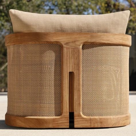 TRIESTE outdoor collection designed by Claudio Bellini for RH Rh Furniture, Restoration Hardware Outdoor Furniture, Rh Sofa, Outdoor Couch Diy, Rh Outdoor, Wood Sofa Set, Restoration Hardware Outdoor, Rh Restoration Hardware, Woven Furniture Design