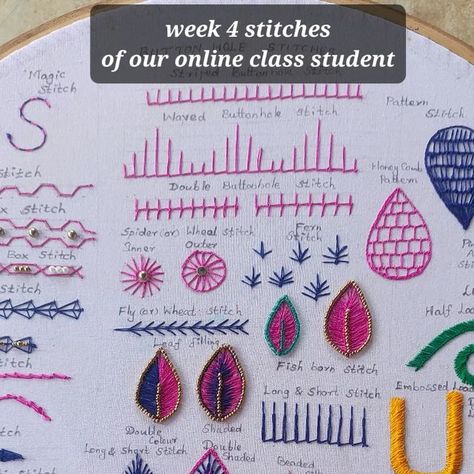 Aari Stitches, Moms Weekend, Long And Short Stitch, Birds Embroidery Designs, Embroidery Online, Simple Embroidery Designs, Bead Embroidery Tutorial, Business Check, Aari Embroidery