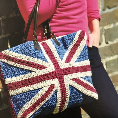 Excited to share this item from my #etsy shop: Crochet Union Jack Crochet Bag PDF Pattern Instant Download #crocheting #flag #unitedkingdom #coronation #theking #unionjack #bag #crochetpattern Crochet Union Jack, Crafts Beautiful, Crochet Round, Unique Bags, Union Jack, Shopping Tote, Crochet Bag Pattern, Stylish Accessories, Craft Inspiration