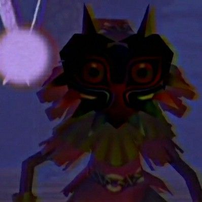 Breath Of The Wild Pfp, Majoras Mask Pfp, Majoras Mask Aesthetic, Majoras Mask Skull Kid, Zelda Aesthetic, Red Spider Lily, Mask Aesthetic, Horror Video Games, Majoras Mask