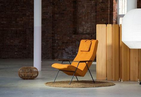 Robin day's reclining chair, reissued by twentytwentyone Farmhouse Armchair, Bowl Chair, Colonial Chair, Robin Day, Studio Chairs, British Furniture, Reclining Chair, Cosy Corner, Historical Design