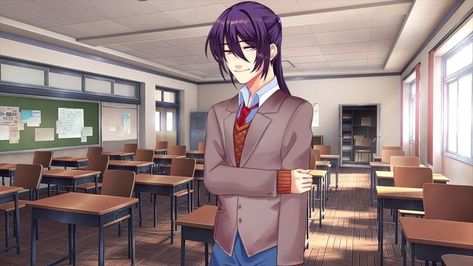 Yuki Ddlc, Ddlc Sprites, Au Characters, Yuri Ddlc, Yandere Visual Novel, Oki Doki, Yandere Games, Novel Games, Psychological Horror