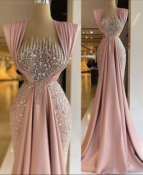 Pink Evening Dress, Dinner Dress Classy, Formal Dresses With Sleeves, Slim Style, Womens Prom Dresses, Glamour Dress, فستان سهرة, Gala Dresses, Vintage Style Dresses