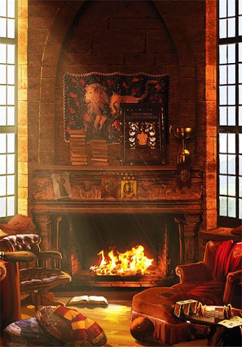 Gryffindor common room Gryffindor Common Room, Gryffindor Pride, Gryffindor Aesthetic, Potters House, Images Harry Potter, Hogwarts Aesthetic, Harry Potter Houses, Common Room, Harry Potter Gryffindor