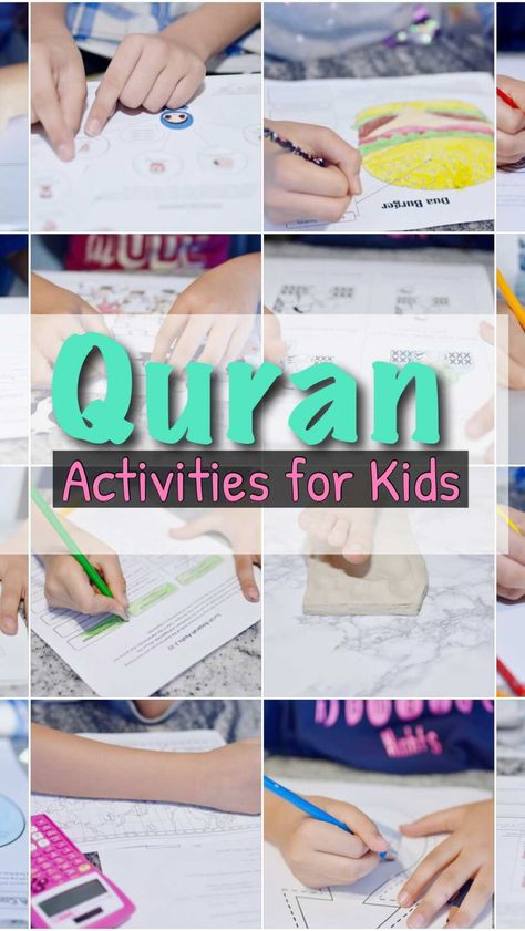 mommymuslimah5 on Instagram: This video became a lot more dramatic than what I was going for 😁but that’s ok. . . . Last Ramadan I created these Quran Activities. They… Quran Activities, Last Ramadan, Islamic Studies, Project Based Learning, Games For Kids, Ramadan, Quran, Activities For Kids, How To Memorize Things