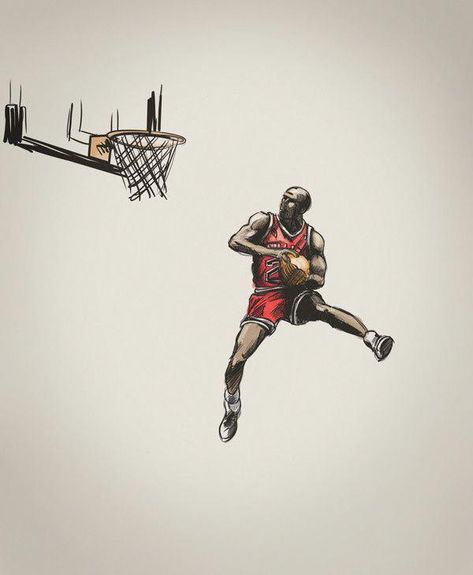 G.O.A.T #jordan #illustration #basketball #basketballpictures Basketball Tattoos, Michael Jordan Art, Basketball Drawings, Michael Jordan Pictures, Nba Basketball Art, Bola Basket, Michael Jordan Basketball, Ball Drawing, Nba Art