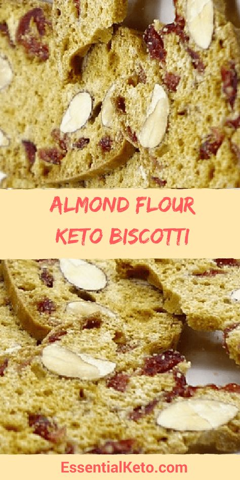 Almond Flour Keto Biscotti Keto Biscotti, Tie Front Vest, Cholesterol Recipes, Keto Cookie Recipes, Low Carb Low Fat Recipes, Baking With Almond Flour, Low Carb Low Sugar, Biscotti Recipe, Low Carb Dessert