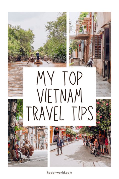 Planning a trip to Vietnam? Discover practical travel tips to make the most of your adventure! From navigating cities to exploring hidden gems, this guide covers essentials like best time to go, transportation tips, scams to be aware of, and so much more! Traveling To Vietnam, Vietnam Travel Tips, Travel To Vietnam, Vietnam Vacation, Trip To Vietnam, Visit Vietnam, Planning A Trip, Time To Go, Vietnam Travel