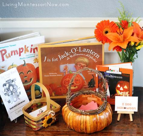 Ideas and resources on how to prepare Montessori shelves for a mini fall unit; includes book recommendations - Living Montessori Now #fall #minifallunit #homeschool #preschool #kindergarten Montessori Shelves, Montessori Shelf, Homeschool Preschool, Preschool Kindergarten, Book Recommendations, Montessori, Kindergarten, Preschool, The Unit