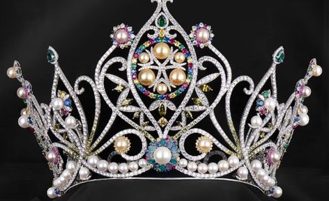 Miss Earth Crown, Earth Crown, Miss Universe Crown, Pearl Beach, Tutti Frutti, South Seas, South Sea Pearls, Beauty Pageant, Long Beach