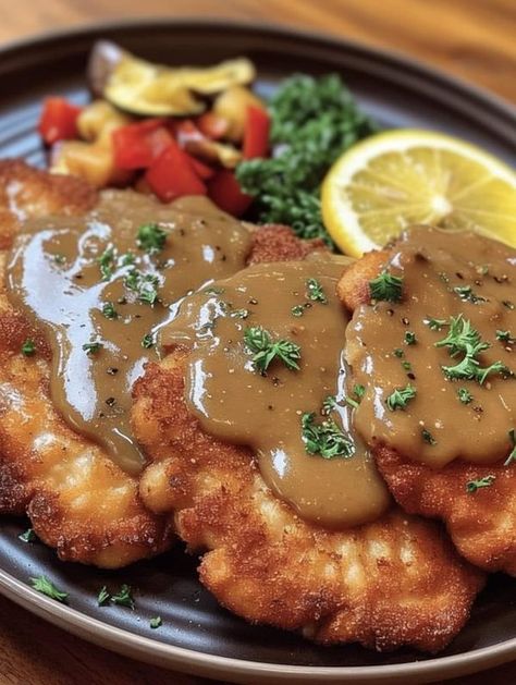 Cooking With Nonna Pia💟🥣 | Pork Schnitzel with Dijon Gravy 🥘 | Facebook Dijon Gravy, Cooking With Nonna, Nonna Pia, Cooking With Brenda Gantt, German Food Authentic, Pork Schnitzel, Gravy Ingredients, Lamb Dishes, German Food