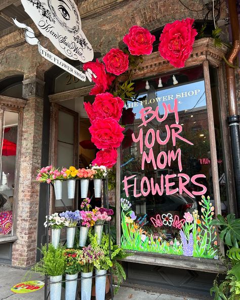 Last chance to get your mom something pretty! We still have some grab & go arrangements left @the.flower.shop.nola, swing on by or give us a call 504-390-0563! #happymothersday #buyyourmomflowers #flowerpower #florist #nolaflorist #magazinestreet #flowersmakethebestgifts #loveyourmama Small Flower Shop Ideas, Flower Shop Outside, Flower Trailer Shop, Flower Shop Asethic, Flower Shop Ideas Business, Flower Shop Window Displays, Flowers Shop Aesthetic, Flower Store Aesthetic, Flower Shop Owner Aesthetic