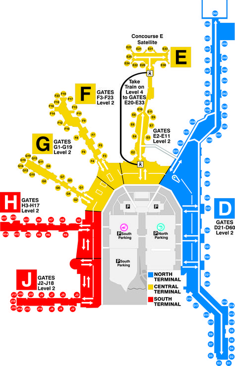 Miami International Airport [MIA] - Ultimate Terminal Guide [2020] Airport Theme, Airport Architecture, Miami Map, Airport Flight, Medical Mission, Airport Map, Air Port, Miami Airport, Miami International Airport