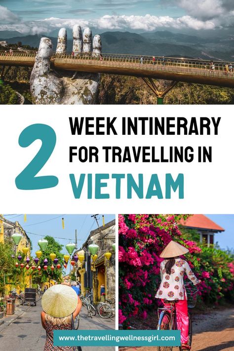 Pinterest pin displaying Vietnam travel aesthetic photos Vietnam Outfits, Wellness Girl, Vietnamese Culture, Vietnam Itinerary, Vietnam Backpacking, Vietnam Travel Guide, Visit Vietnam, Ha Long Bay, Vietnamese Cuisine