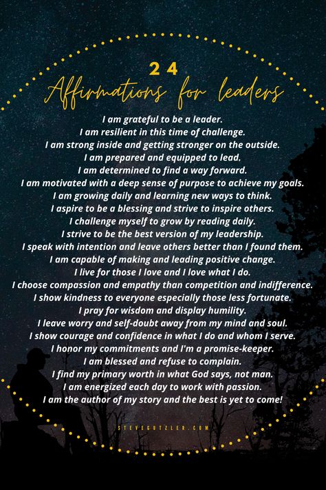 Leadership Affirmations, Positivity Mindset, Good Leadership Skills, Inspirational Leaders, Inspiring Others, Sayings And Phrases, Leadership Management, Positive Influence, Babe Quotes