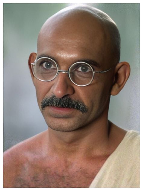 1982 - Ben Kingsley (Gandhi) Ben Kingsley, Academy Awards, Star Wars, Hair Accessories, Actors, Film