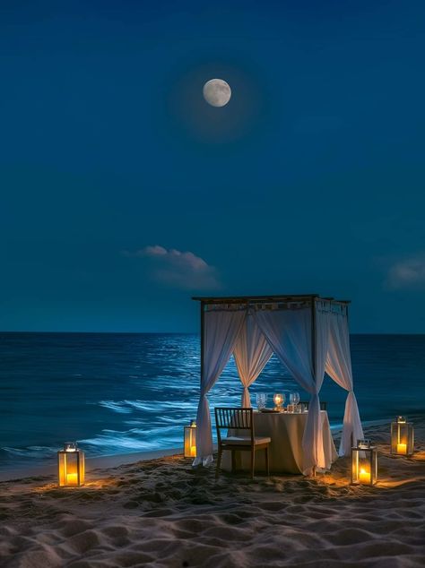 Romantic Home Dates, Romantic Beach Picnic, Board Night, Nature Destinations, Romantic Nature, Peaceful Nature, Romantic Wallpaper, Romantic Table, Beach Date