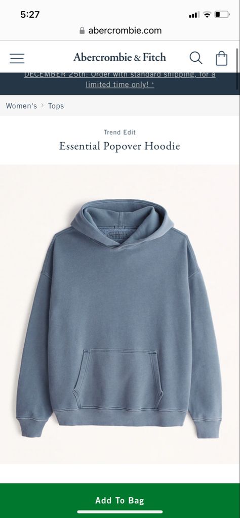 Abercrombie Popover Hoodie, Essential Popover Hoodie, Abercrombie Essential Popover Hoodie, Abrocrombie Hoodie, Abercrombie And Fitch Hoodie, Abacrombie And Fitch, 16th Wishlist, Abercrombie And Fitch Outfits, Abercrombie Sweatshirt