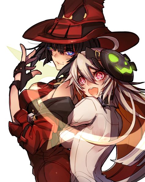 I-No & Jack-O' I No Guilty Gear, Guilty Gear Xrd, The Guilty, Guilty Gear, Geek Life, Video Game Characters, Jack O, Game Character, Animation Art