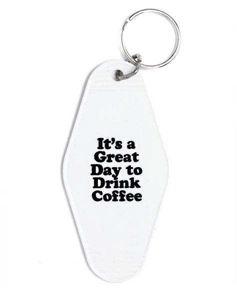 Car Organizing, Coffee Keychain, Classic Hotel, Cool Accessories, Funny Keychain, Vintage Hotel, Vintage Hotels, House Keys, Key Tags