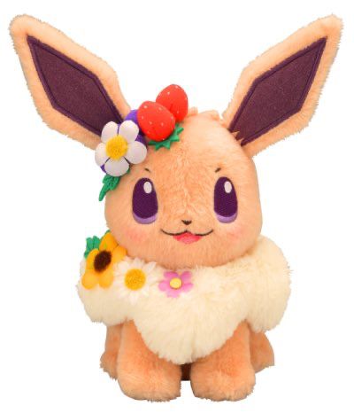 Easter Garden Party, Eevee Plush, Pokemon Mew, Pokemon Dolls, Cute Squishies, Easter Garden, Vinyl Sticker Design, Pokemon Gifts, Pokemon Toy