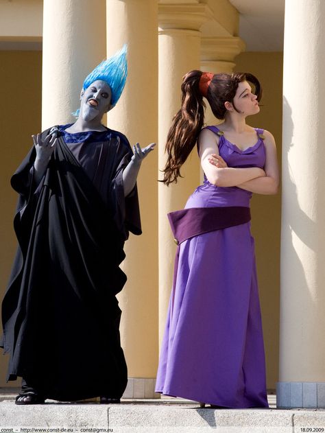 ¿Serie de dibujos animados? Comenzando por H... Hades Megara, Megara Cosplay, Hades Costume, Hercules Costume, Best Cosplay Ever, Couples Cosplay, Couple Cosplay, Disney Hercules, Fantasia Disney