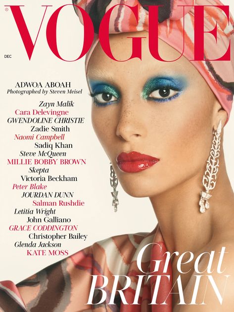 Edward Enninful addresses diversity debate with first cover for British Vogue | Fashion | The Guardian Glenda Jackson, Edward Enninful, Adwoa Aboah, Zadie Smith, Vogue Magazine Covers, Magazine Vogue, Vogue Archive, Christopher Bailey, Steven Meisel