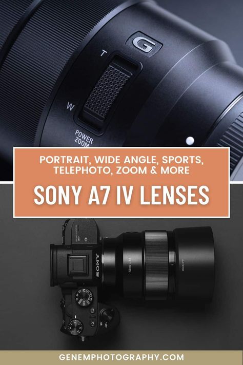 12 Best lenses for Sony a7 IV [2023 guide] - Genem Photography Sony A7iv Photography, Camera Lenses Explained, Sony A7 Iv, Sony A7iv, Wide Angle Photography, Sony Lens, Standard Zoom Lens, Sony Lenses, Sony Photography