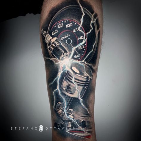 Car Part Sleeve Tattoo, Tattoo Ideas Mechanic, Mechanic Tools Tattoo, Mechanic Sleeve Tattoo, Racing Tattoos For Men Design, Car Guy Tattoos For Men, Tatoos Motorcycle Tattoo Ideas, Car Mechanic Tattoo, Mechanic Tattoo For Men