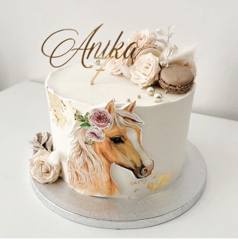 Cake With Horse Theme, Pink Horse Birthday Cake, Horse Birthday Cake Topper, Horse Cakes Birthday Girl, Cake With Horses Birthday, Birthday Cake Horse Theme, Horse Party Cake, Horse Birthday Cake Ideas, Horse Cake Ideas For Girls Birthdays