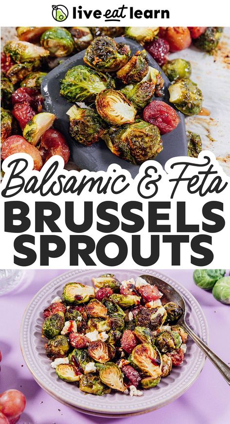 Feta Brussels Sprouts, Brussel Sprouts Feta Cheese, Balsamic Feta Brussel Sprouts, Feta Balsamic Brussel Sprouts, Brussel Sprouts With Feta And Balsamic, Brussel Sprouts And Feta Cheese, Brussels Sprouts With Feta, Brussel Sprout Feta Recipes, Brussel Sprouts With Feta Cheese