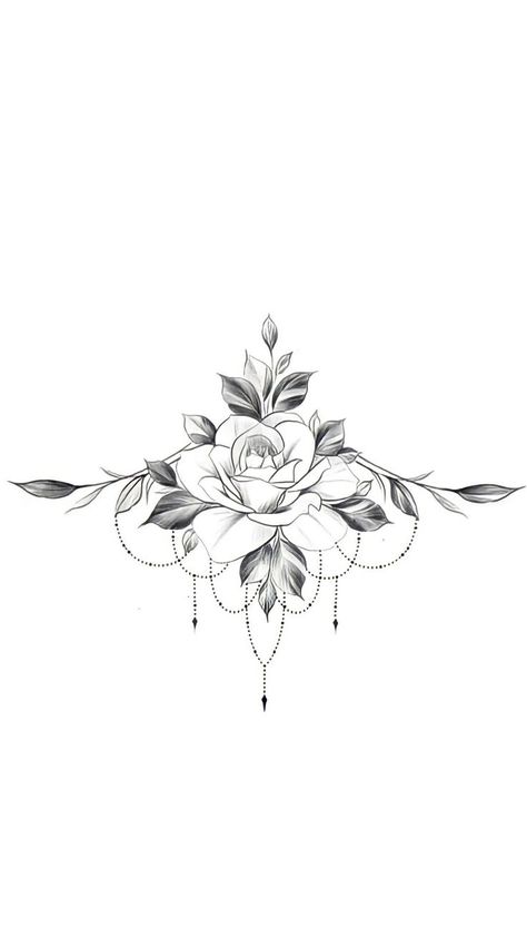 Womens Underboob Tattoo, Flower Sternum Tattoo Women, Sternum Tattoo Women Flowers, Underboob Mandala Tattoo, 11 11 Tattoo Ideas Design, Underbust Tattoo Ideas, Sternum Tattoo Floral, Floral Sternum Tattoo Women, Underboob Tattoo Flower