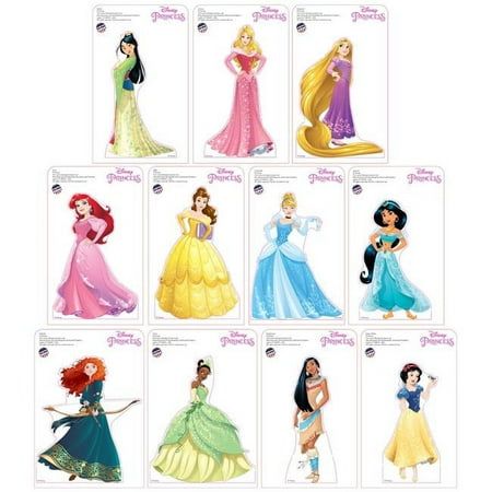 Our Disney Princess Standups are now smaller than ever before! Use these mini-standups as paper dolls, decorations, party favors or your own Royal "Flat Stanley" traveler, the possibilities are only limited by your imagination. This fun mini- standup set of all 11 Disney Princesses is sure to bring out the prince or princess in anyone! Get yours today! Size: 9" to 10" SKU: 2193 Size: 10".  Color: Multicolor. Disney Princess Cupcakes, Cupcake Toppers Free, Princess Cupcake Toppers, Cardboard Standup, The Disney Princesses, Princess Cupcakes, Disney Princess Birthday, Disney Princess Party, Cardboard Cutouts